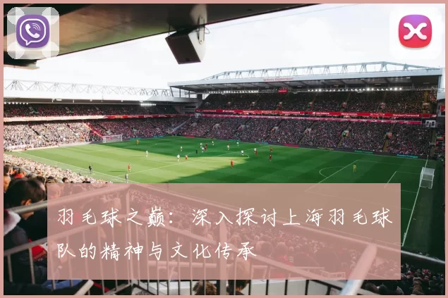 羽毛球之巅：深入探讨上海羽毛球队的精神与文化传承