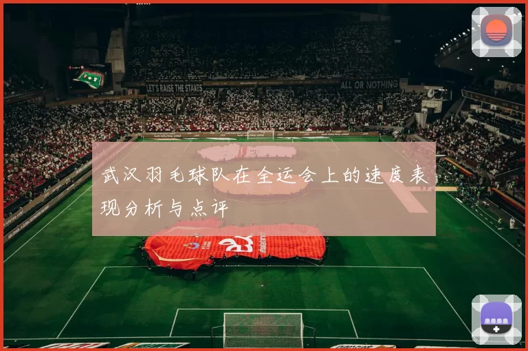 武汉羽毛球队在全运会上的速度表现分析与点评